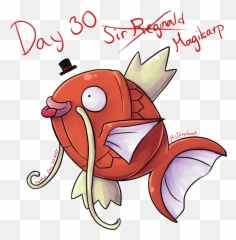 Pokeddexy Day 30 - Magikarp U2014 Weasyl Cartoon Png,Magikarp Png