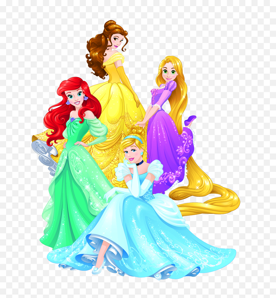 Belle Disney Princess Pocahontas - Transparent Background Disney Princesses Clipart Png,Rapunzel Transparent Background