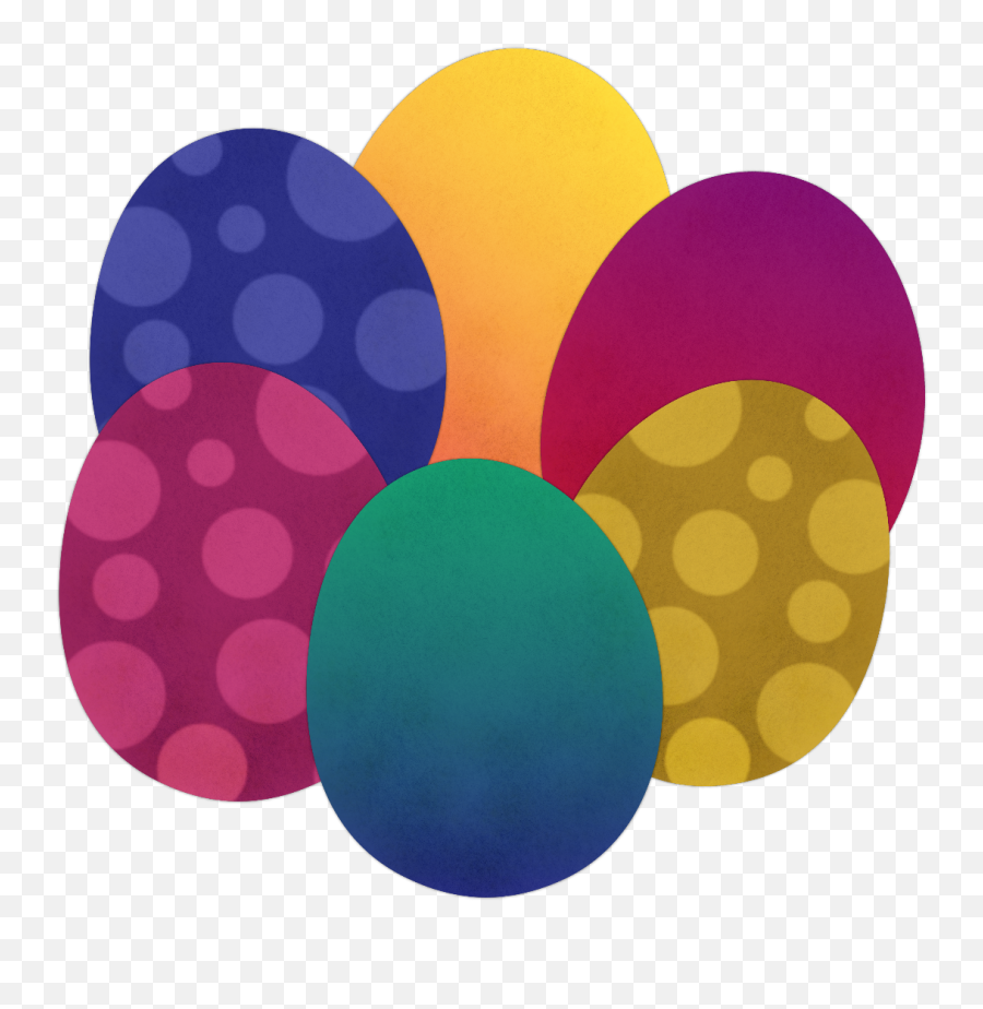 Easter Egg Freebie - Easter Eggs Without Background Png,Easter Eggs Transparent Background