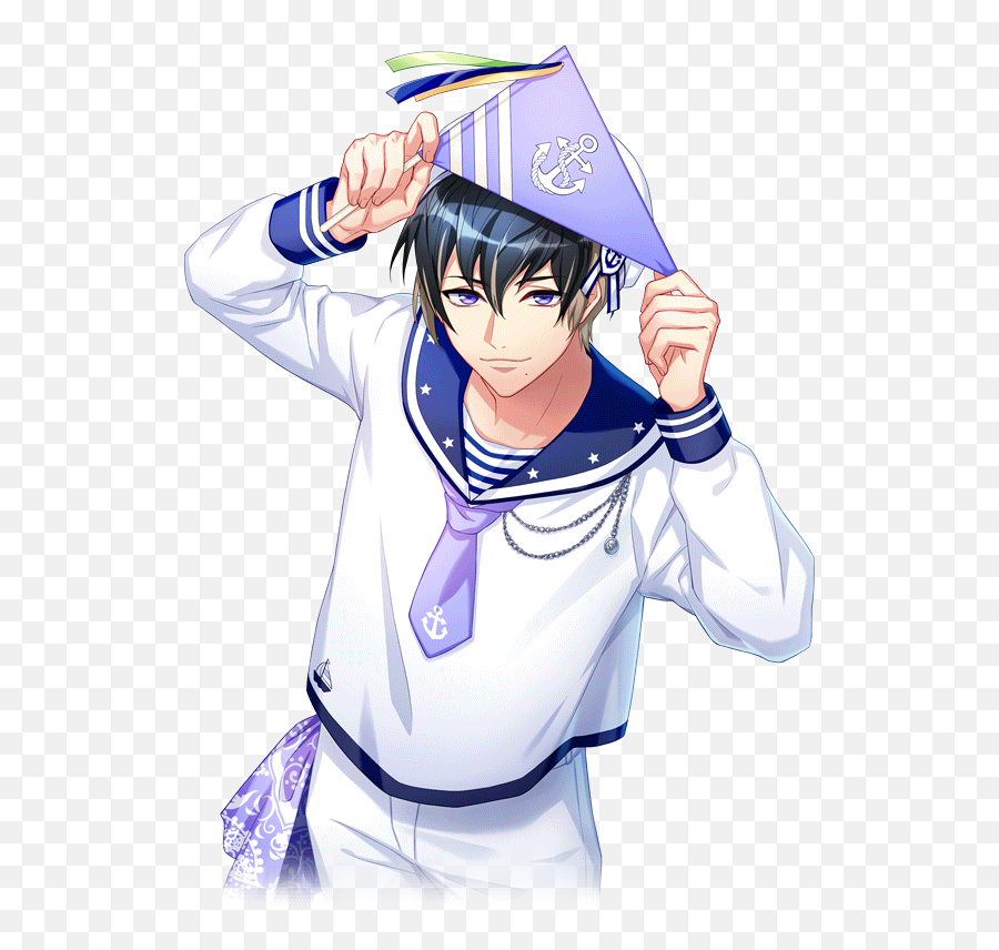 Masumi Serious Transparent Png Salute