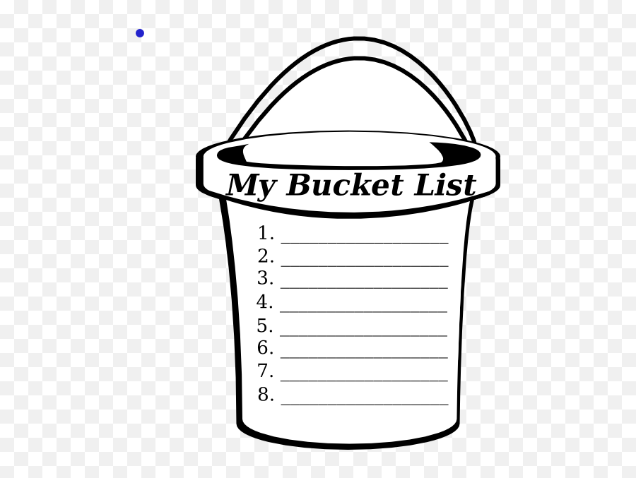 Download Hd Bucket List Clip Art - Clip Art Bucket List Clipart Png,Bucket Clipart Png
