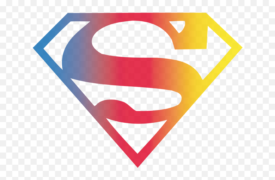 Gradient Superman Logo Womens T - Superman Logo Png,Superman Logo Font