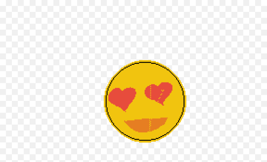 Heart Eye Emoji - Phineas And Ferb Pixel Art Png,Eye Emoji Transparent