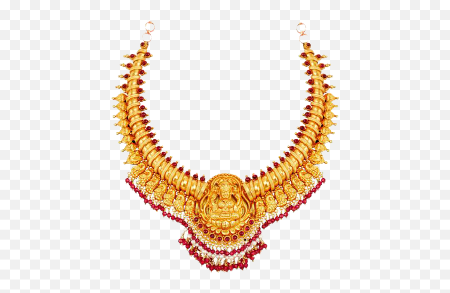 Gold Necklace Designs Png Transparent - Necklace Gold Temple Jewellery,Png Pune