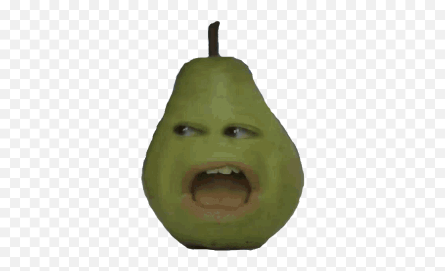 Hey Pear Scared Gif - Annoying Orange Pear Screaming Png,Annoying Orange Transparent