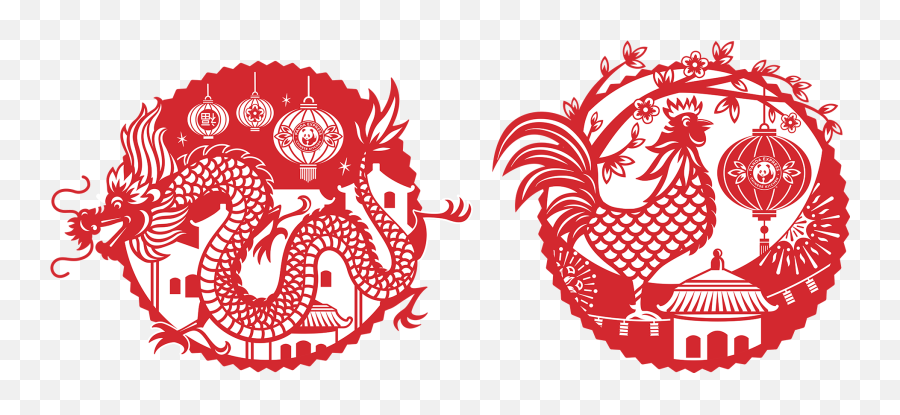 Traditional Chinese Paper Cuts Are - Decorative Png,Panda Express Logo Png
