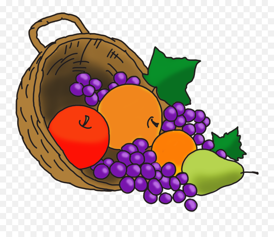 Happy Thanksgiving Clipart - Clipart Fruits Transparent Background Png,Thanksgiving Clipart Transparent