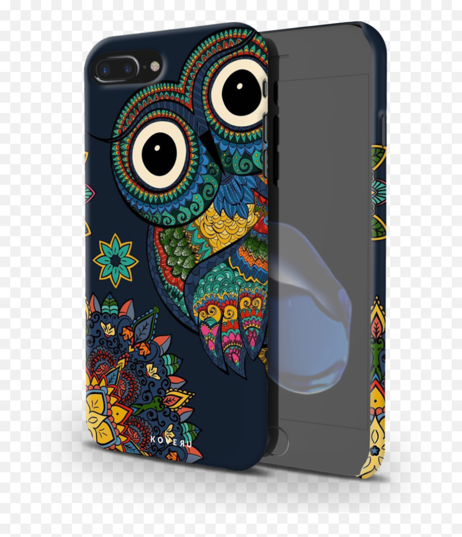 Cute Owl Cover Case For Iphone 78 Plus U2013 Koveru - Minimalist Iphone  Wallpaper Owl Png,Cute Owl Png - free transparent png images 