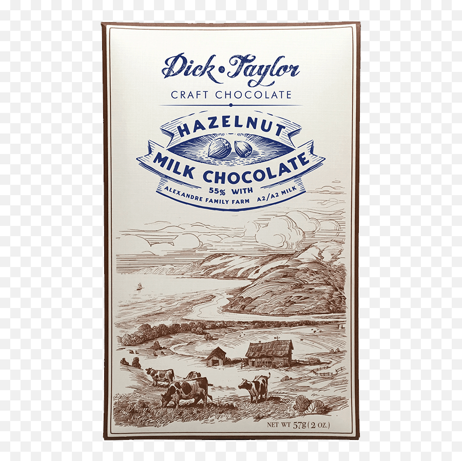Dick Taylor Hazelnut Milk Chocolate Bar Corporate Gifts - Dick Taylor Hazelnut Png,Transparent Dick