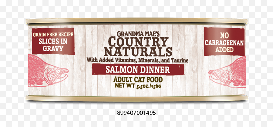 Grandma Maeu0027s Country Naturals Grain Free Salmon Dinner In Gravy Food For Cats - Cat Food Png,Grandma Transparent