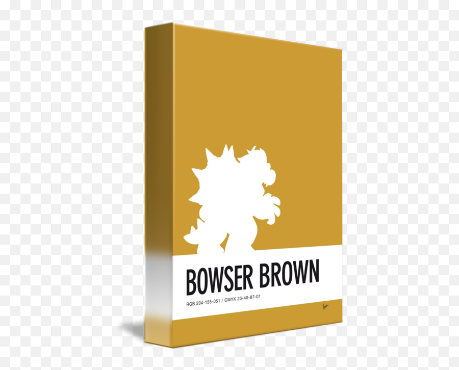 No My Minimal Color Code Poster Bowser By Chungkong Art - Bear Cub Scout Boo Boo Png,Bowser Logo