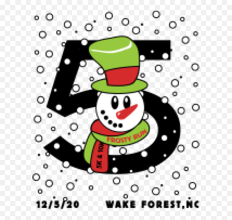 Frosty 10k5k - Wake Forest Nc 5k Running Dot Png,Wake Forest Logo Png