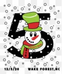 Frosty 10k5k - Wake Forest NC Running Dot png