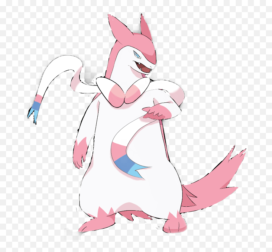 Typhlosion Sylveon First Sticker By Bradykramer - Fictional Character Png,Typhlosion Png