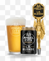 La Blonde - Angel City Brewery Beer Glassware png