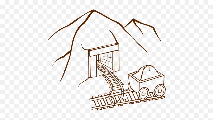 Free Mine Mining Vectors - Coal Mine Drawing Png,Coal Mine Icon