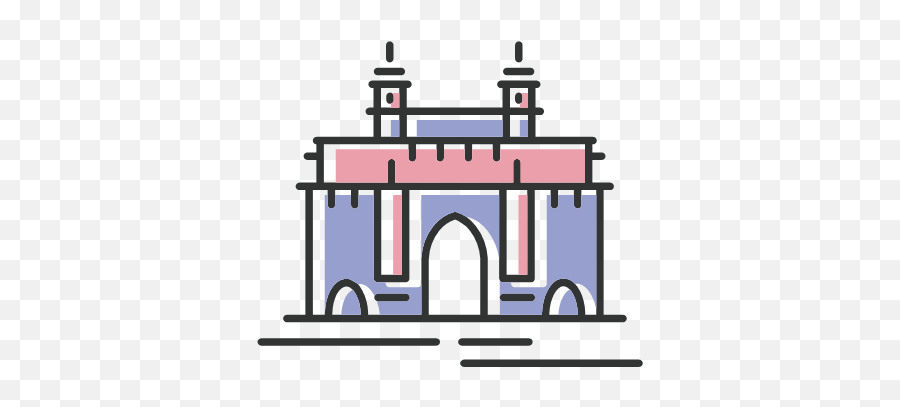 Tourism - India Gate Vector Icons Free Download In Svg Png Patriarchal Cathedral Of Saints Constantine And Helena,Tourism Icon
