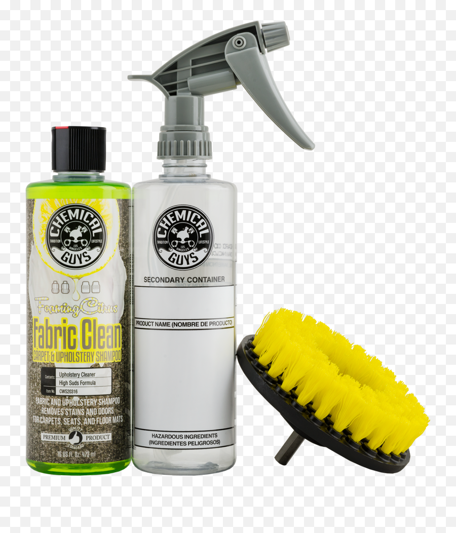 Carpet And Upholstery Cleaning Kit - Chemical Guys Carpet Cleaner Png,Car Interior Icon