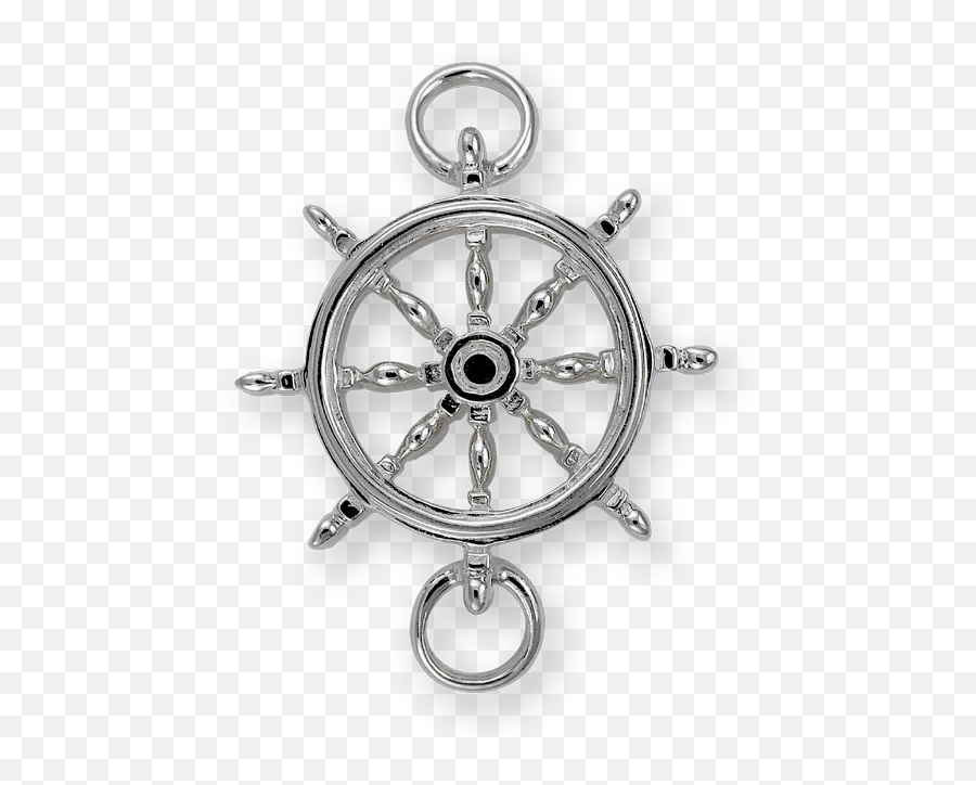 Ship Wheel - Locket Png,Ship Wheel Png