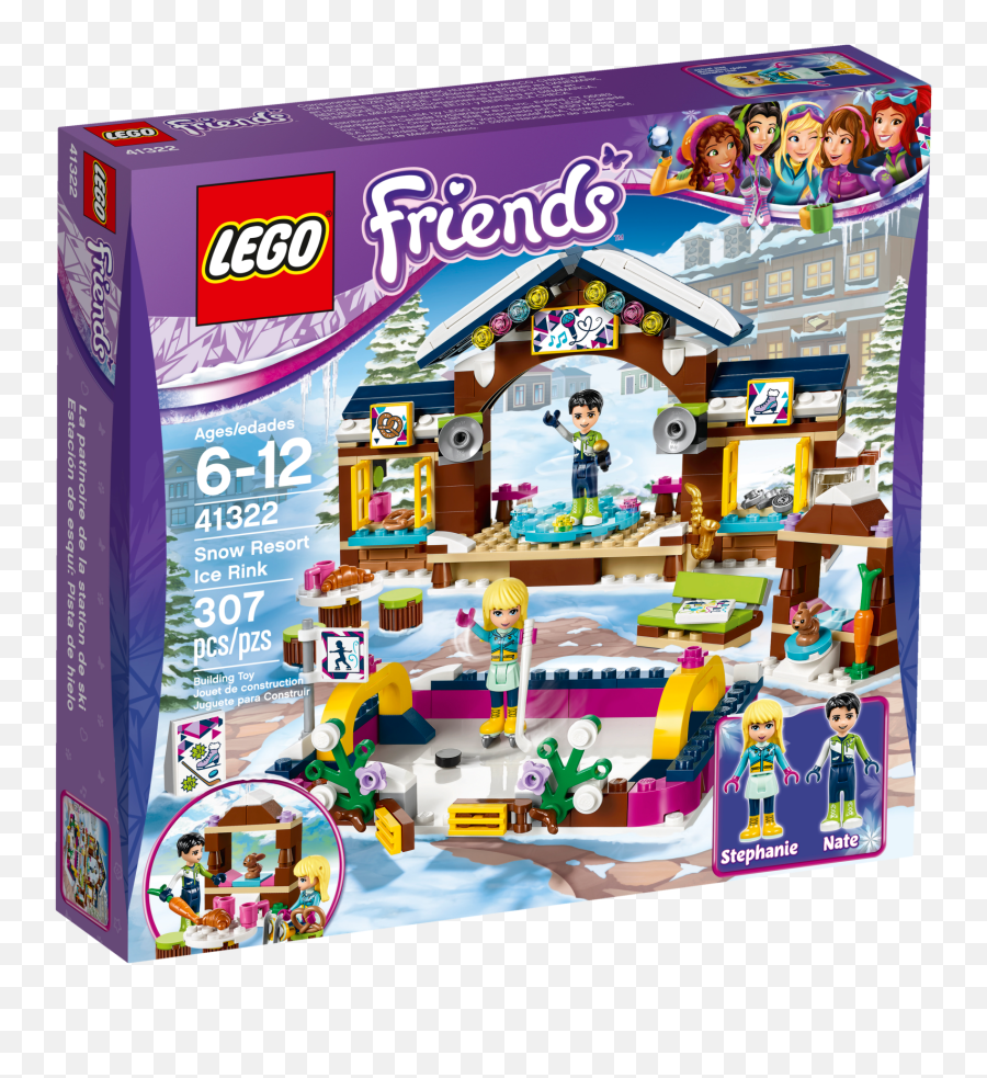 Lego Friends Heartlake Snow Resort Ice Rink Set - Lego Friends 41322 Png,Moka Icon Theme