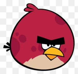 Free Big Bird Face Png Download - Angry Birds Terence