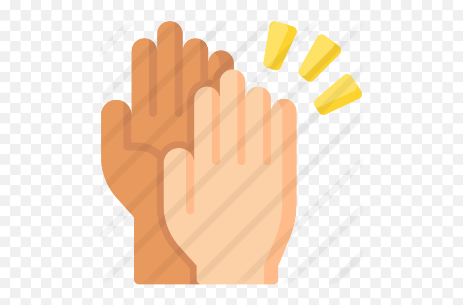 High Five - Free Gestures Icons Illustration Png,High Five Png