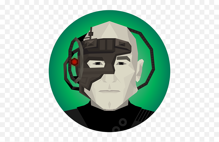 Locutus Of Borg - Illustration Clipart Full Size Clipart Locutus Of Borg Cartoon Png,Borg Icon