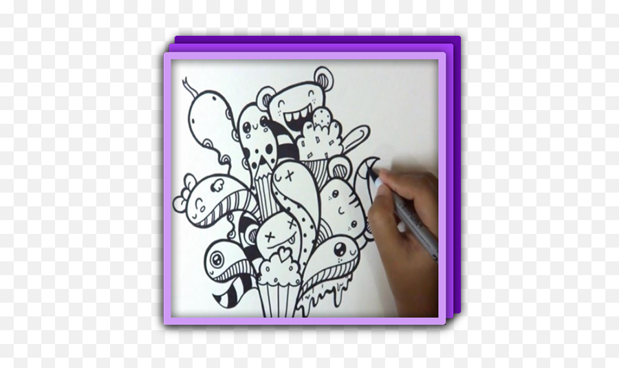 Doodle Art Tutorial Apk 10 - Download Apk Latest Version Draw A Doodle Png,Life360 Icon Aesthetic