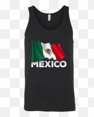 Mexico Flag Tank Tops - Training Go Super Saiyan Blue png