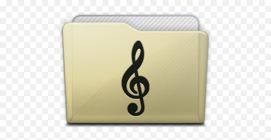 Beige Folder Music Alt Png Icons Free Download Iconseekercom - Mac Folder Icons Music,Music Icon Ico