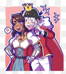Lamb And Osomatsu By Spookyklauser - Buzzlyart Png,Osomatsu Icon