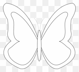 Butterfly Outlines 4 Buy Clip Art - Butterfly Outline Png,Mariposa Png