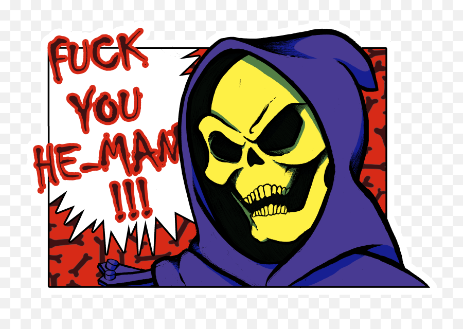 Skeletor Drops The F - Bomb By Bloodwar On Newgrounds Skeletor Symbol Png Transparent,Skeletor Png