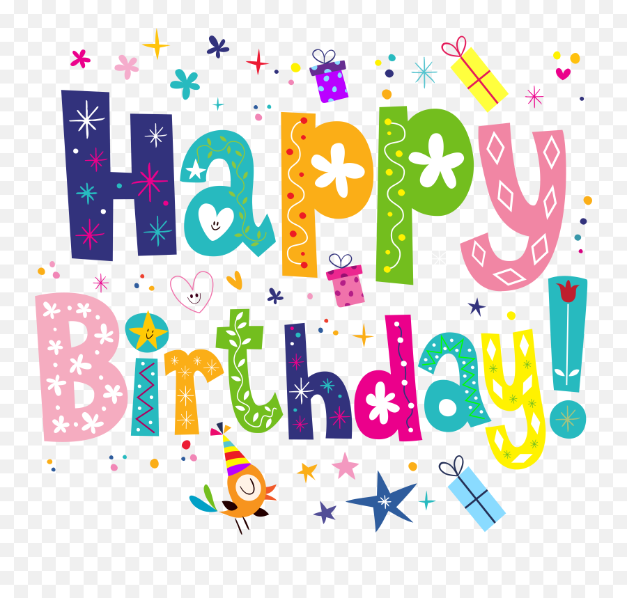 Transparent Background Happy Birthday Png