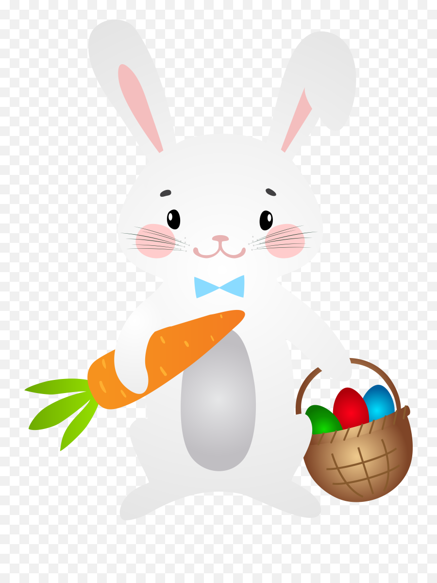 Clipart Rabbit Banner Transparent Png Bunny