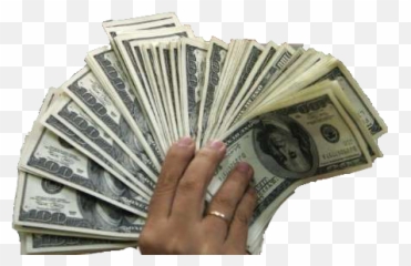 money in hand png