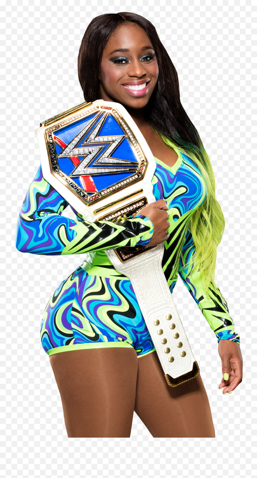 Download John Cena Wwe Championship Png - Naomi Wwe Raw Championship,Naomi Png