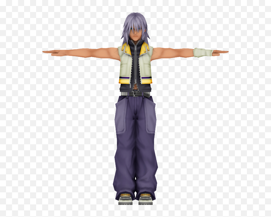 Playstation 2 - Kingdom Hearts 2 Riku The Models Resource Cosplay Png,Riku Png