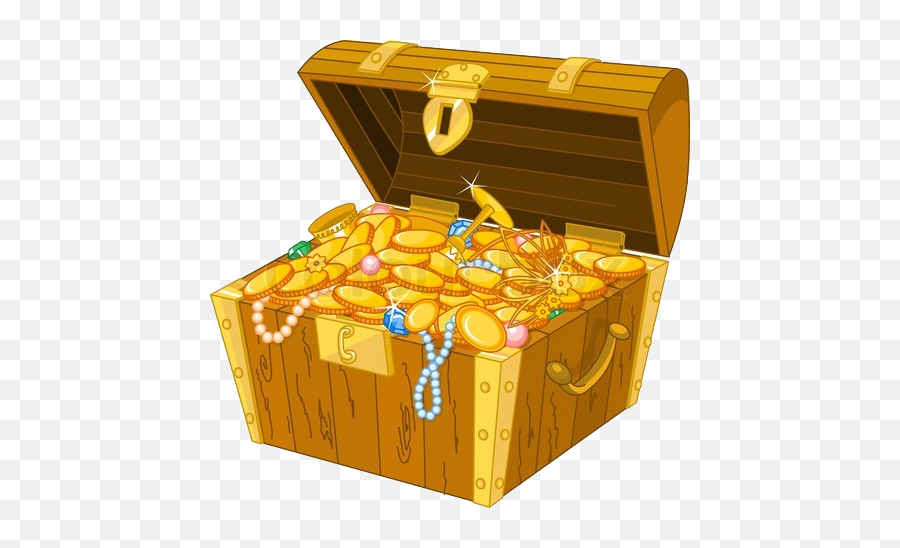 Treasure Clipart Transparent Background - Treasure Chest Clipart Png,Treasure Chest Transparent