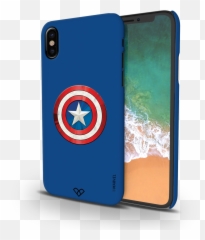 Captain America Shield Slim Case And Cover For Iphone Xs - Mobile png