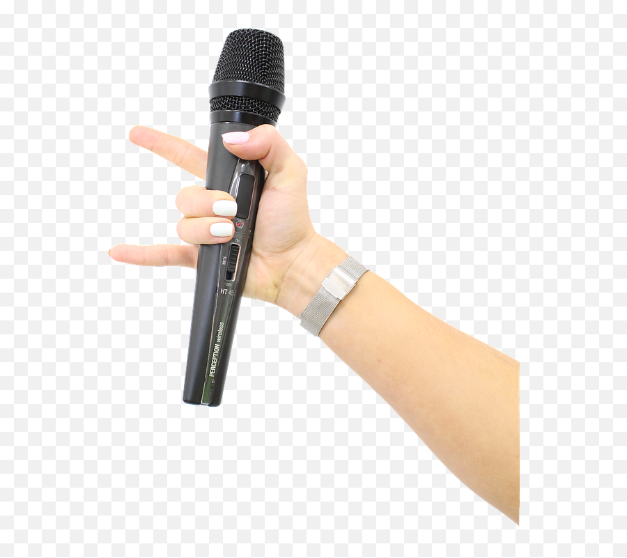 Hand Hold Microphone - Free Photo On Pixabay Transparent Hand Holding Microphone Png,Microphone Png