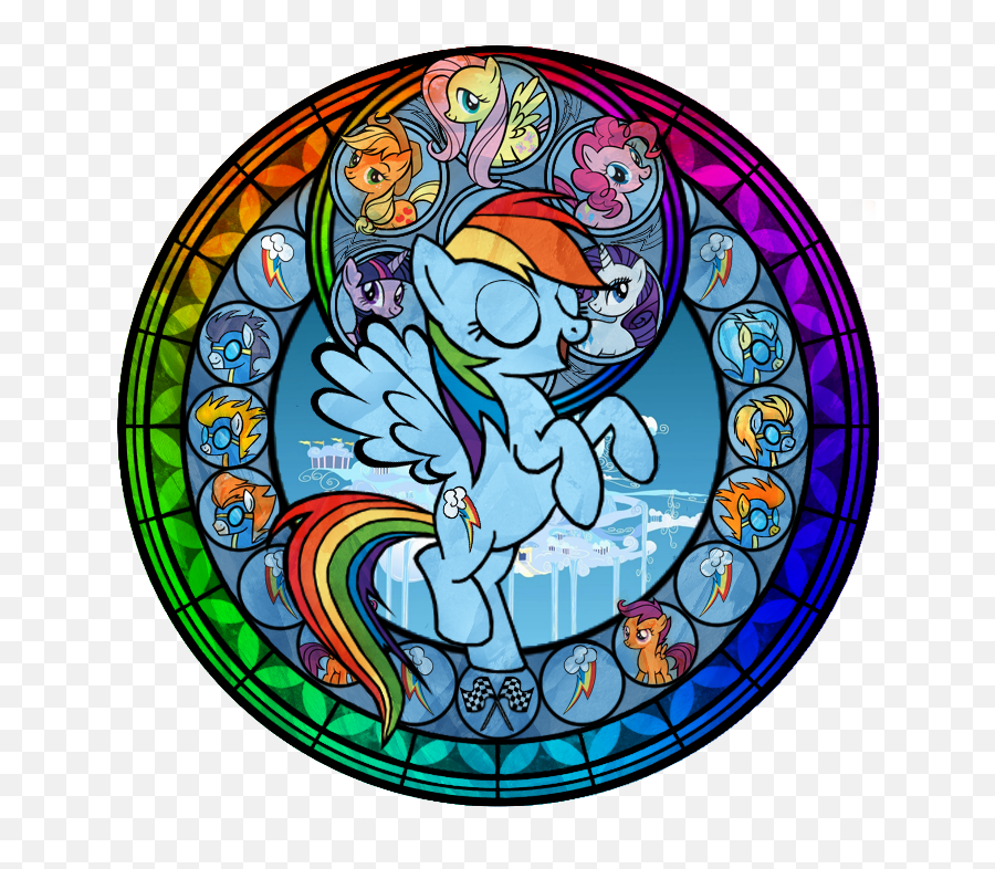 Page 8 For Glass - My Little Pony Stained Glass Rainbow Dash Png,Glass Reflection Png
