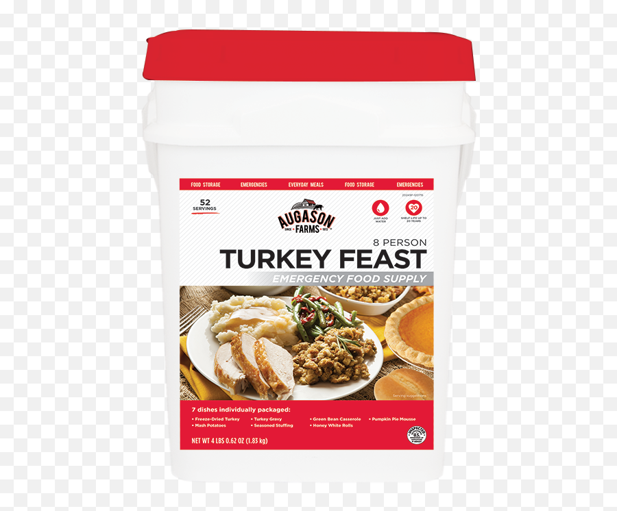 Thanksgiving Feast Bucket - Jim Bakker Bucket High Homemade Turkey Dinner Png,Kfc Bucket Png