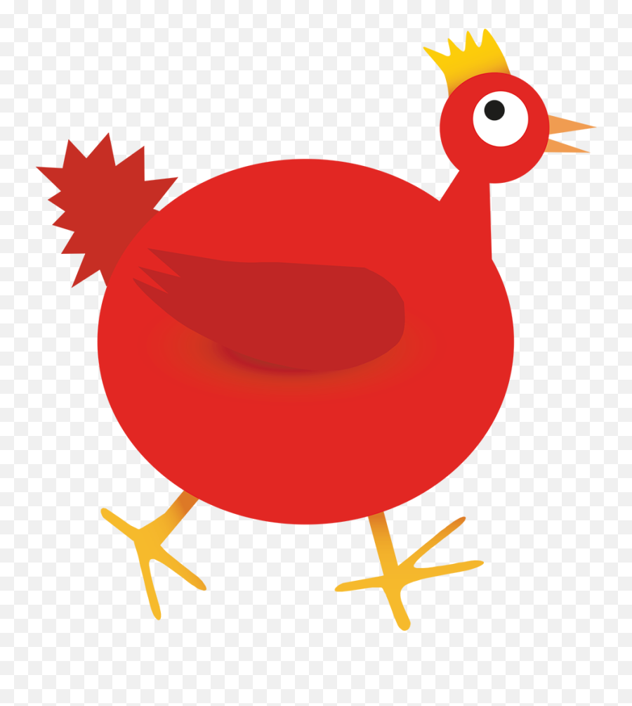 Download Hen Clipart Red - Clipart Little Red Hen Png Red Hen Cartoon Png,Hen Png