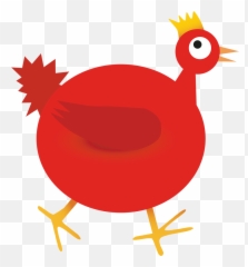 Download Hen Clipart Red - Clipart Little Red Hen Png Red Hen Cartoon Png,Hen Png