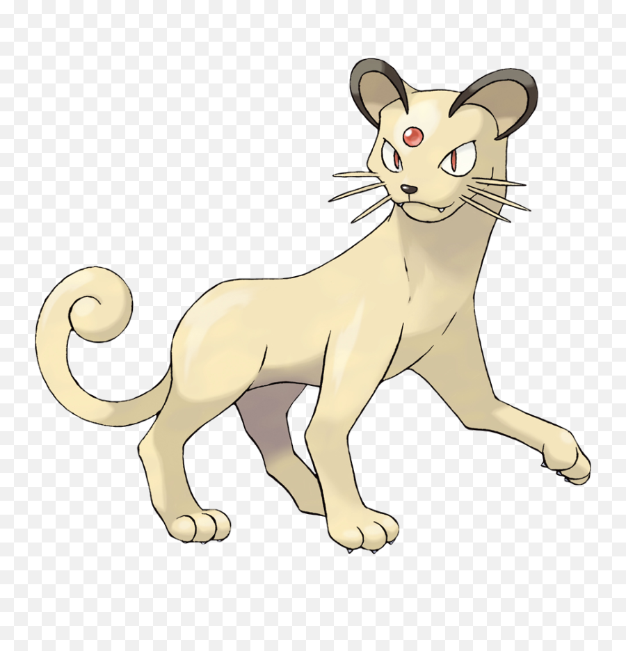 Meowth Persian Perrserker U2013 Dextraneous - Persian Pokemon Png,Meowth Png