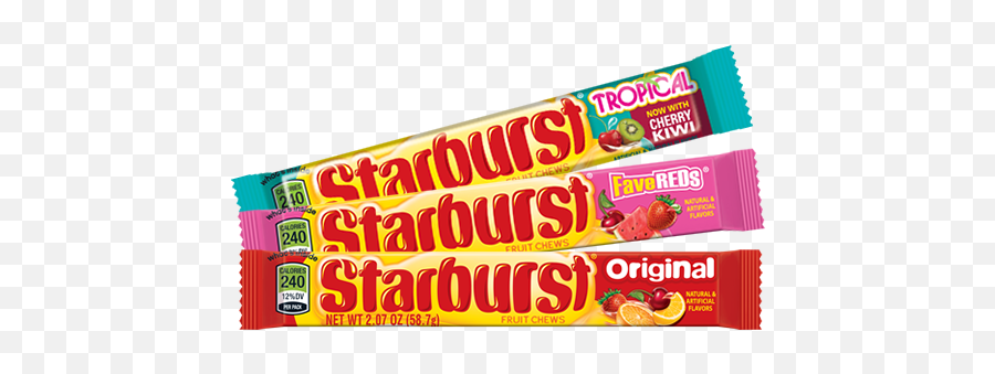 Starburst Original Fruit Chews - Starburst Candy No Background Png,Starburst Png Transparent