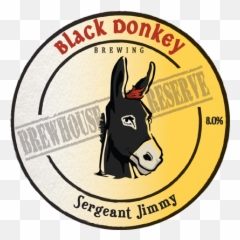 Black Donkey U2013 Sergeant Jimmy Whiskey Barrel Aged Saison 12 - Cartoon Png,Burro Png