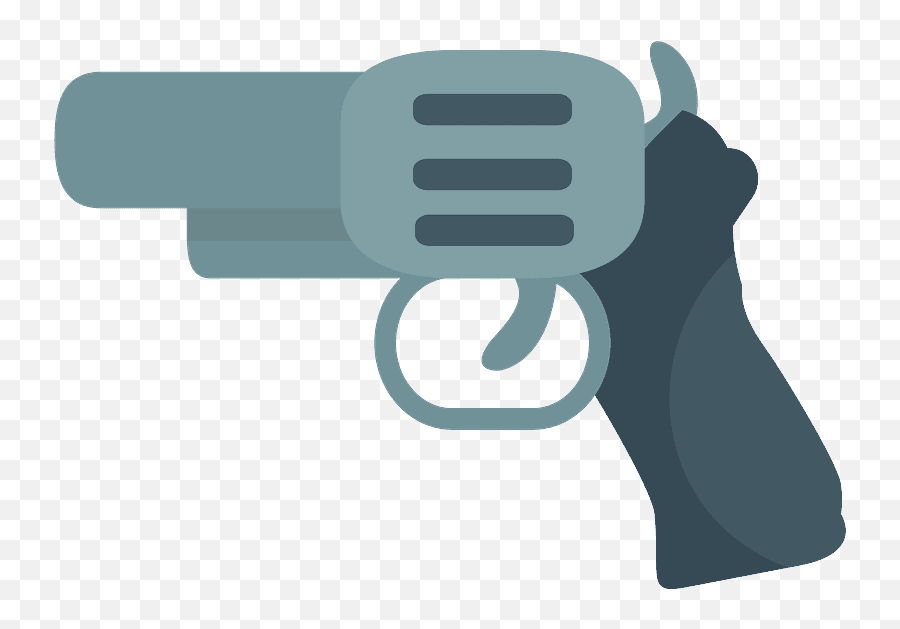 Pistol Emoji Clipart - Gun Emoji Revolver Transparent Png,Gun Emoji Png