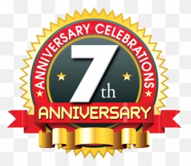 7th Anniversary Vector Ping Logo Free - 7th Anniversary Logo Png,Ping Logo